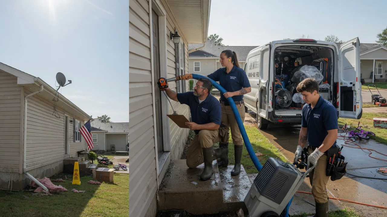 Ceiling Water Damage Restoration in Adamstown, PA near me